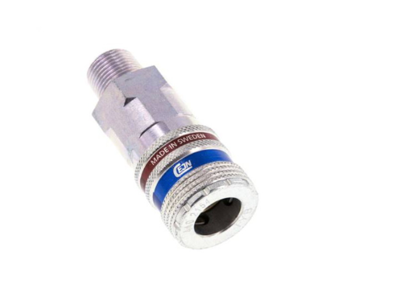 Sicherheits-Kupplungsdose mit AG R 1/2" tatsächliche Nennweite 10,4 mm