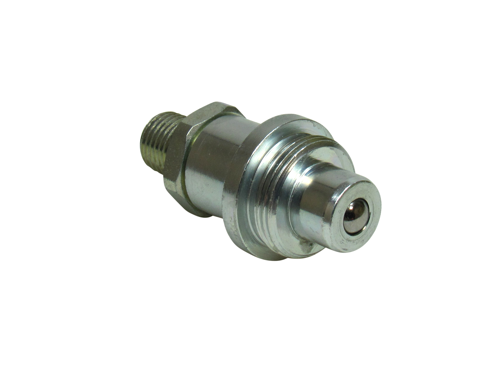 HD SK Stecker mit Kugelventil AG zöllig NPT