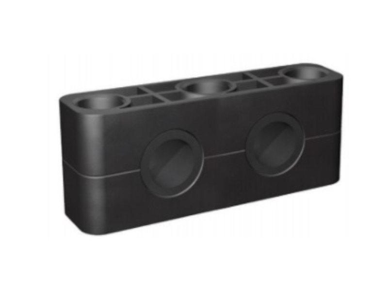 Schellenkörper mit Elastomer-Einsatz PP-R schwere BR doppelt