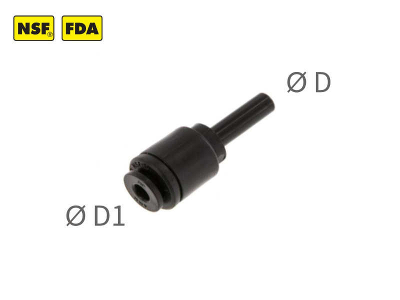 Gerader Steckverbinder mit Stecknippel IQS-FDA
