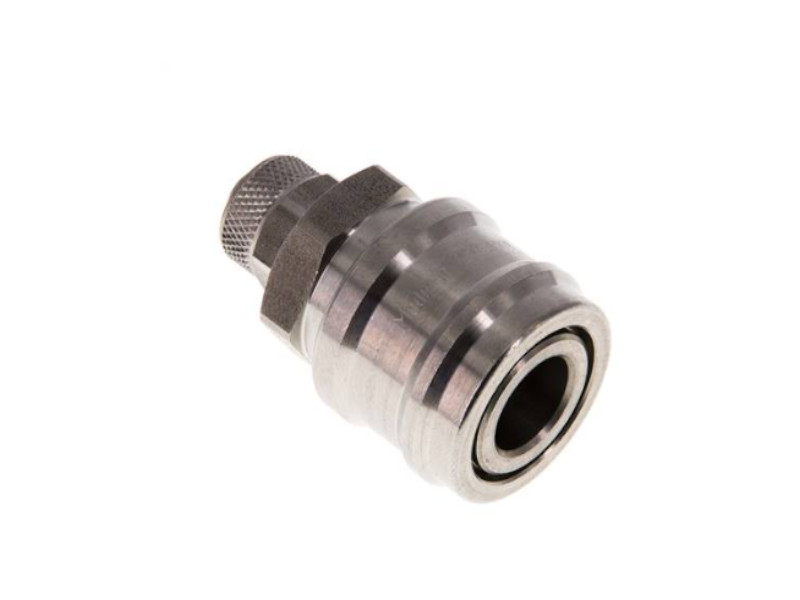 K-Dose mit ÜWM für Stecker beidseits absperrend ES 1.4305