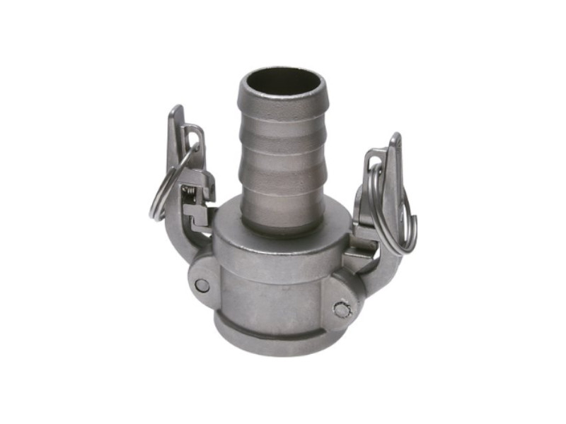 KLK mit Sicherheitsverriegelung Schlauchtülle Edelstahl-Typ C