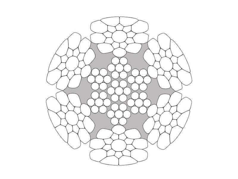 Forst-Extrem-Windenseil 6x19 V114 hochverdichtet