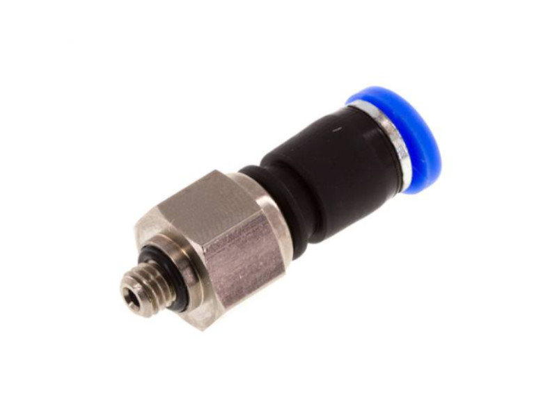 Gerade Drehverschraubung mit einem Kugellager AG M 5 - 4mm IQS-Standard