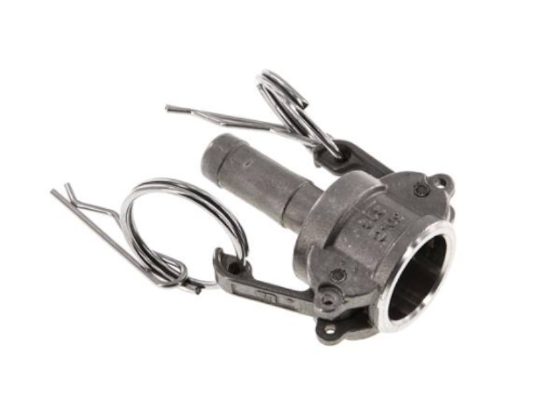 K-Dose mit Schlauchtülle Edelstahl - Typ C