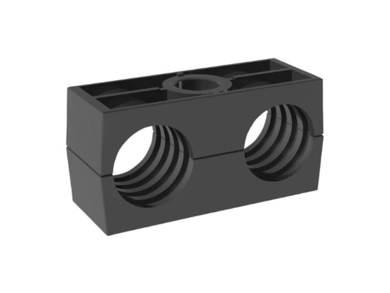 STAUFF Schellenkörper BG 3 doppel Rohr 20 mm gerippt