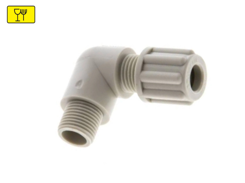Winkel-Einschraubverschraubung 90° AG G 1/8" - Schlauch 6x4 mm Typ PP 