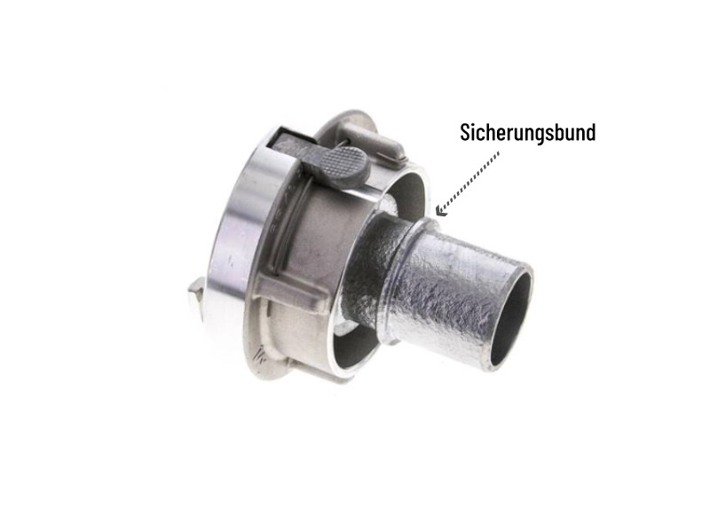 Storz-Kupplung Stortz Größe 25-D Schlauch ID 25mm Knaggenabstand 31mm drehbar Aluminium 