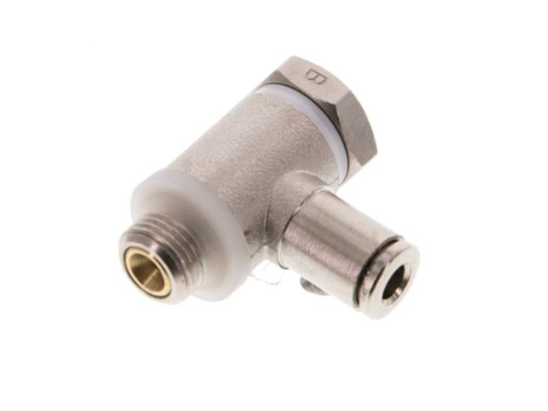 Hohlschraubenbauform mit Schlitzschraube abluftregelnd AG G 1/4" - 10mm IQS-MSV