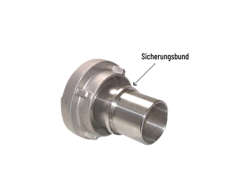 Storz-Kupplung Stortz Größe 25-D Schlauch ID 19mm Knaggenabstand 31mm drehbar Edelstahl