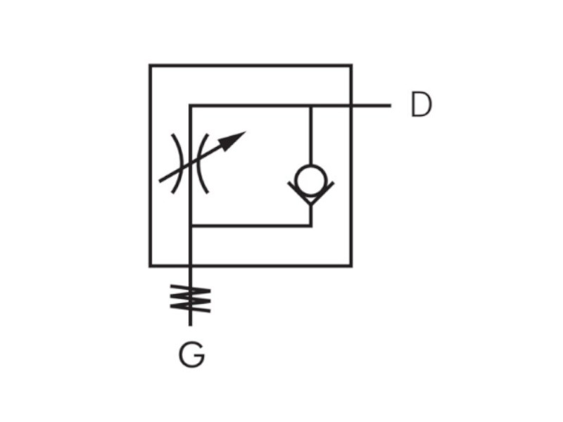 IQS Drosselrückschlagventil AG G 1/2" - 12 mm zuluftregelnd