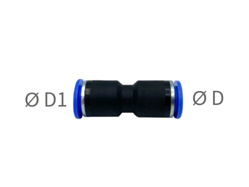 Gerader Steckverbinder auch reduzierend IQS-Mini