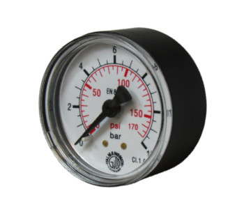 Manometer NG 40 Anschluss hinten AG R 1/8" kegelig