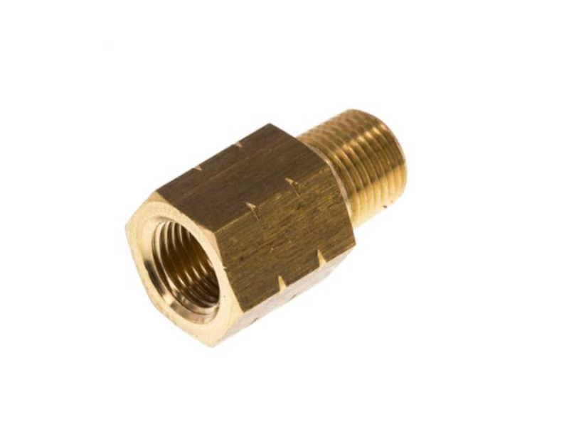 Reduziernippel AG 1/8" NPT - IG G 1/8" Messing