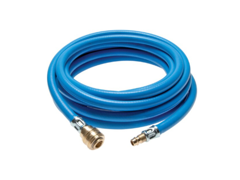 Druckluftschlauch 6,3 x 11 mm Länge 20 m mit Kupplungsdose und Stecker NW 7,2