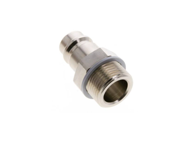 Kupplungsstecker AG G 1" NW 19 Messing vernickelt