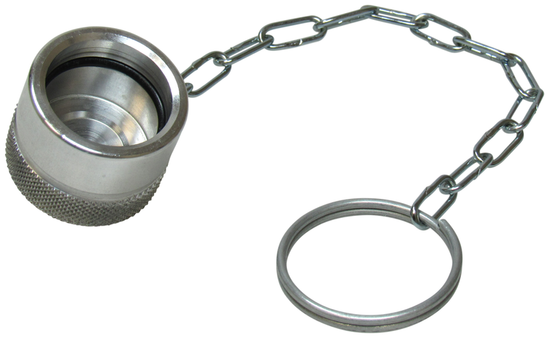 Staubschutz für Flat-Face Kupplung Stecker Aluminium