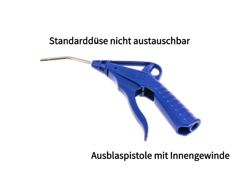 fein dosierbare Ausblaspistole Innengewinde IG G 1/4" mit Standarddüse VR austauschbar