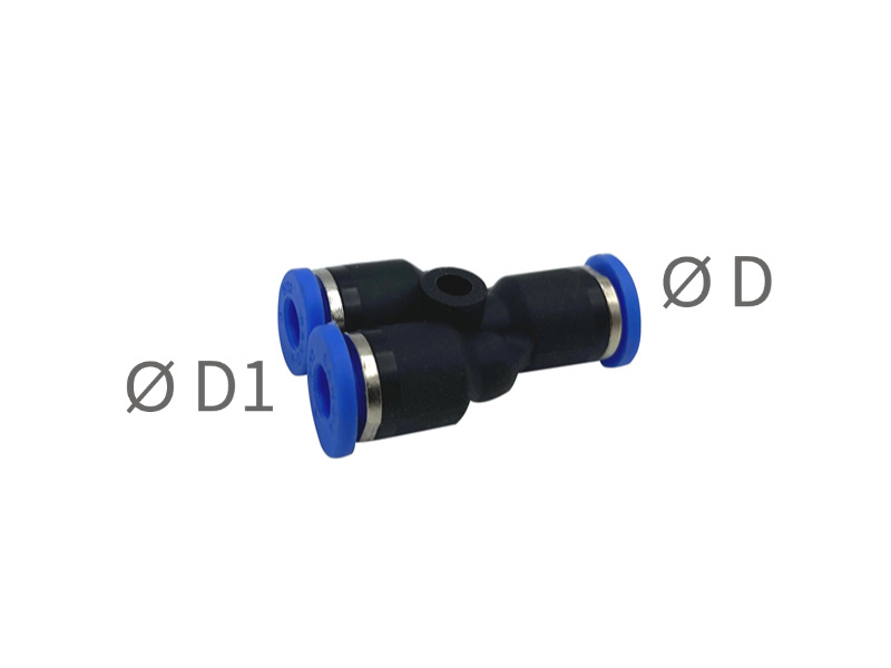 Y-Steckverbinder mit Stecknippel IQS-Mini