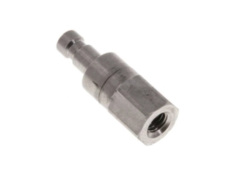 Kupplungsstecker beidseitig absperrend IG M 5 NW 2,7 Edelstahl 1.4305