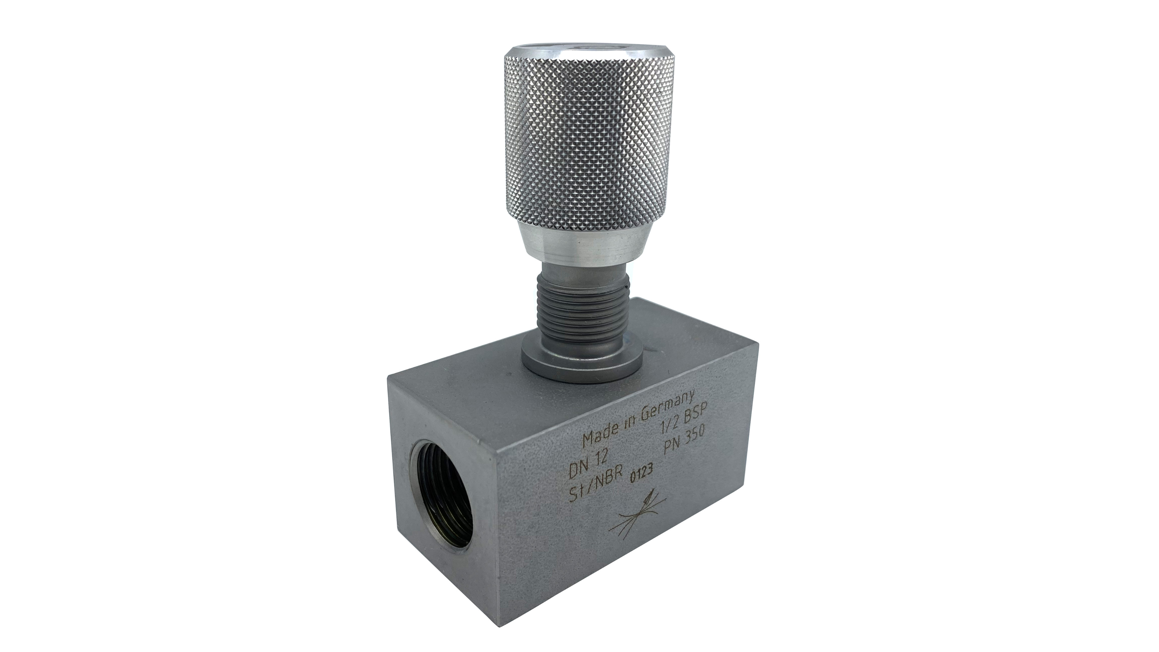 Einstellbares Drosselventil IG G 1" PN 350 bar