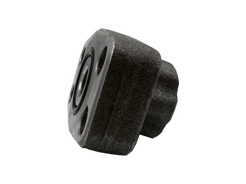 Flanschverschraubung SAE Flansch 1 1/4" PSI 6000 IG G 1 1/4" mit 4 Befestigungslöcher Ø 15mm 