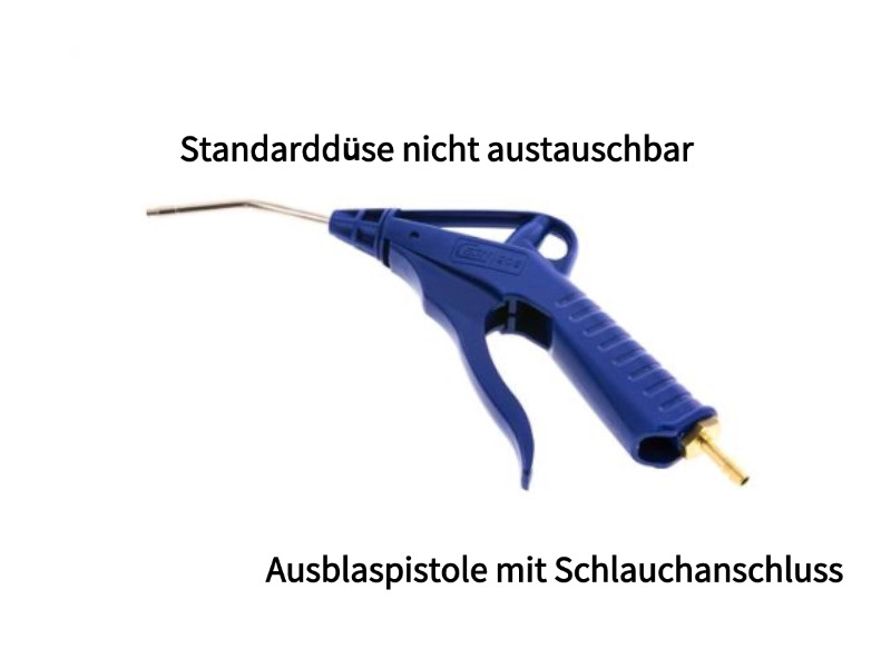 fein dosierbare Ausblaspistole Innengewinde IG G 1/4" mit Standarddüse VR austauschbar