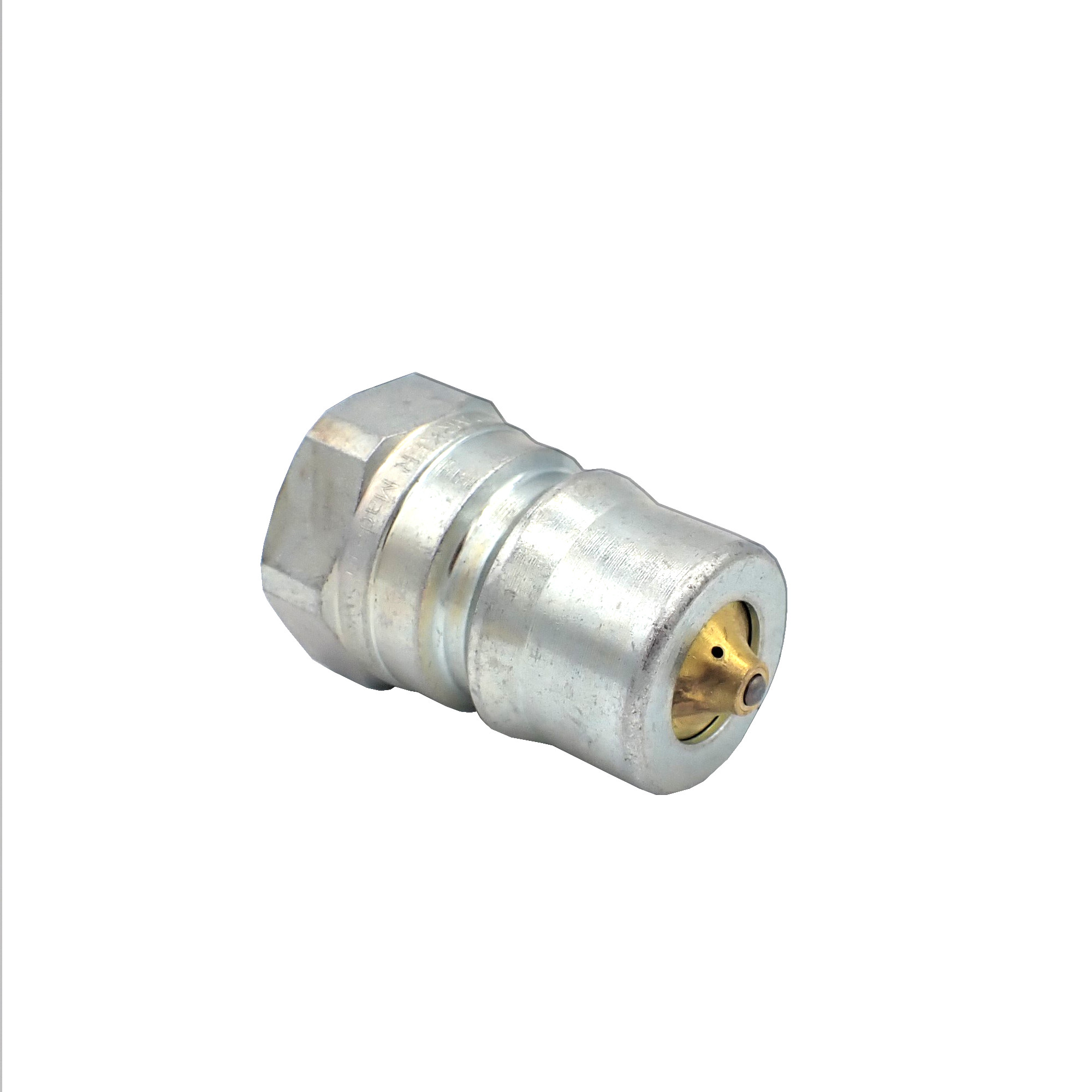 Steckkupplung Stecker mit Druckeliminator BSPP IG zöllig zylindrisch