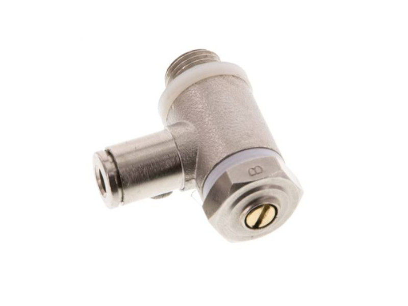 Hohlschraubenbauform mit Schlitzschraube abluftregelnd AG G 1/4" - 10mm IQS-MSV