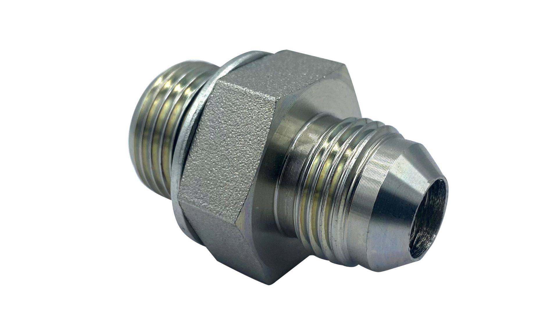 RIEGLER Einschraubverschraubung GE1212LSTNPT - Stahl Verzinkt Für 12mm Rohr, NPT 1/2, 315 Bar